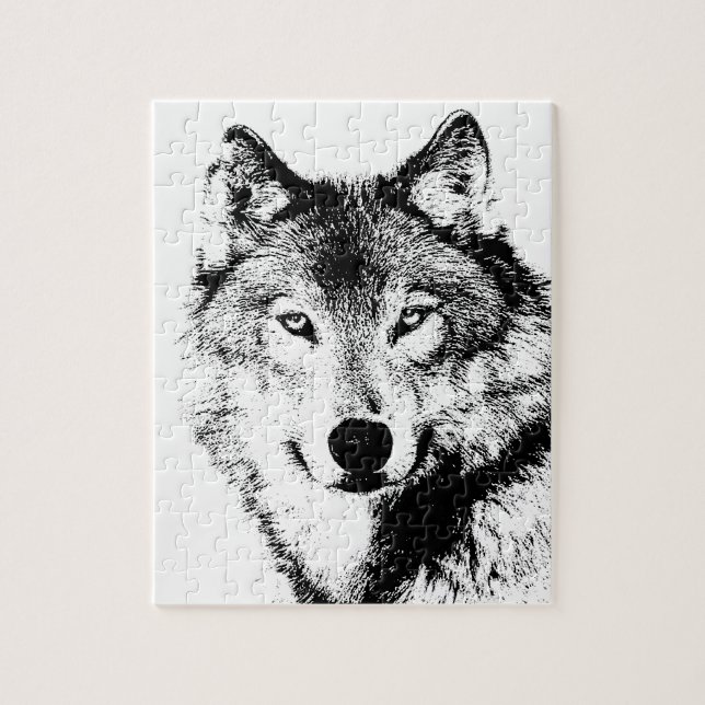 Wolf Jigsaw Puzzle (Vertical)