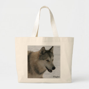 Wolf Jumbo Tote Bag