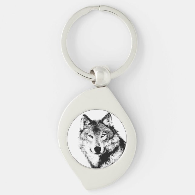 Wolf Key Ring (Front)