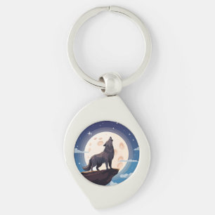 Wolf Key Ring