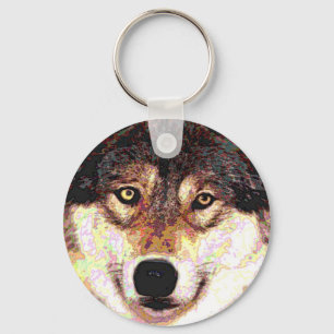 Wolf Key Ring