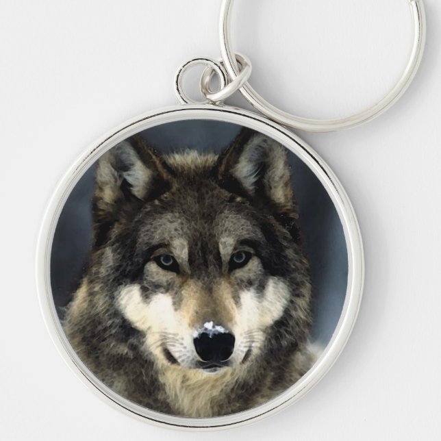 Wolf Key Ring (Front)