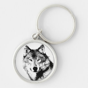 Wolf Key Ring