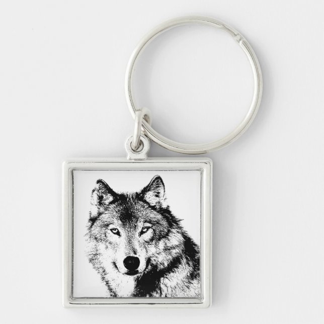Wolf Key Ring (Front)