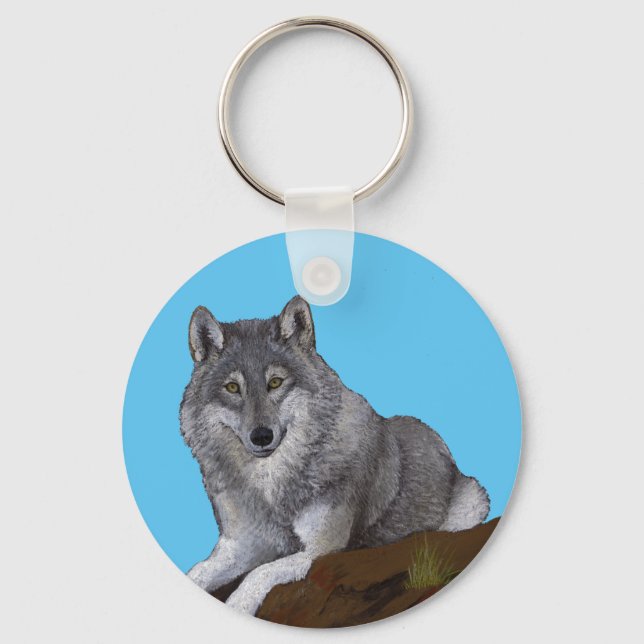 Wolf Key Ring (Front)