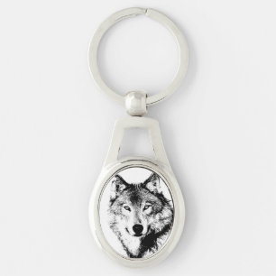 Wolf Key Ring