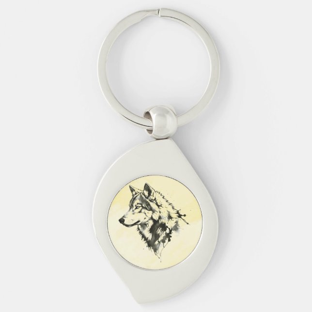 Wolf Key Ring (Front)