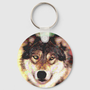 Wolf Key Ring