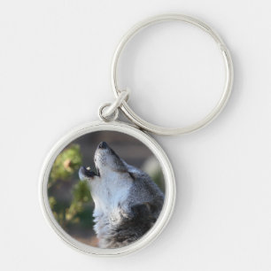wolf key ring