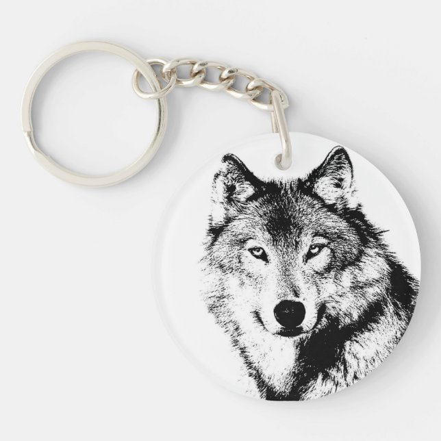 Wolf Key Ring (Front)