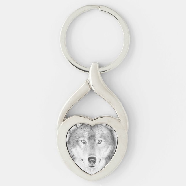 Wolf Key Ring (Front)