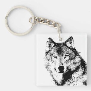 Wolf Key Ring