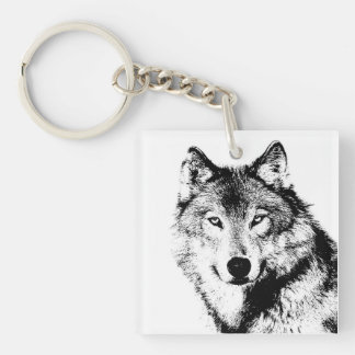 Wolf Key Ring