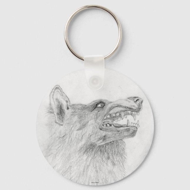 Wolf Keychain (Front)