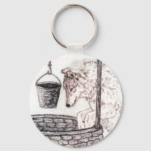 Wolf Keychain The Well