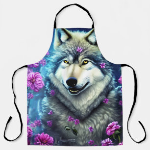Wolf, King of the Forest Apron