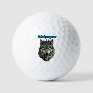 wolf king unlock your power golf balls