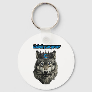 wolf king unlock your power key ring