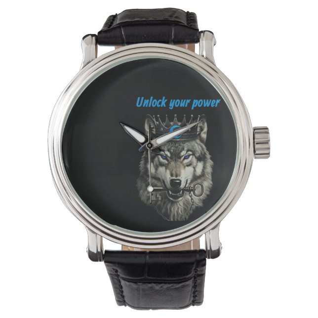 wolf king unlock your power watch (Front)
