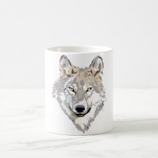 Wolf kopf coffee mug