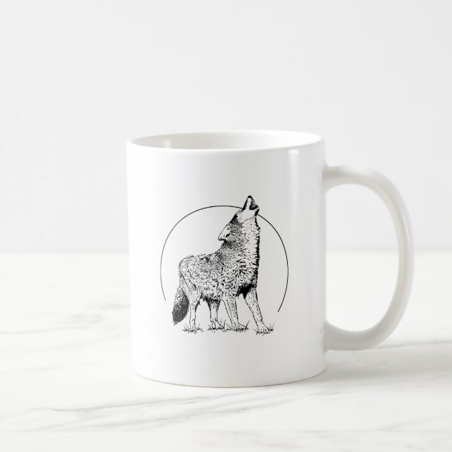 WOLF LABEL COFFEE MUG (Right)