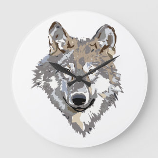 Wolf Large Clock