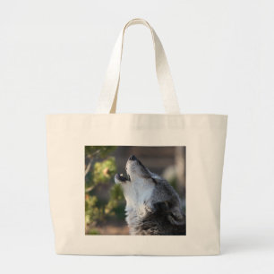 Wolf Large Tote Bag