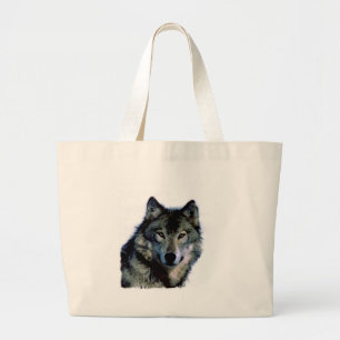 Wolf Large Tote Bag