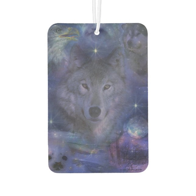 Wolf - Leader of the Pack Car Air Freshener (Back)