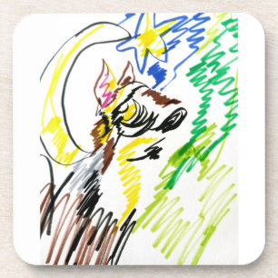 Wolf line autumn  coaster