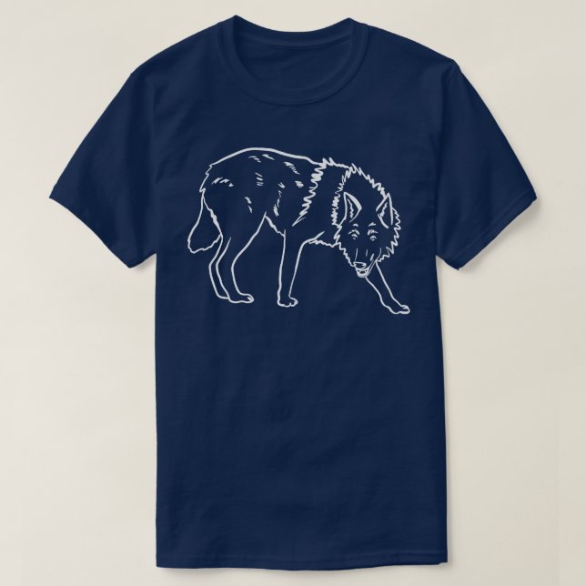 Wolf Line T-Shirt (Design Front)