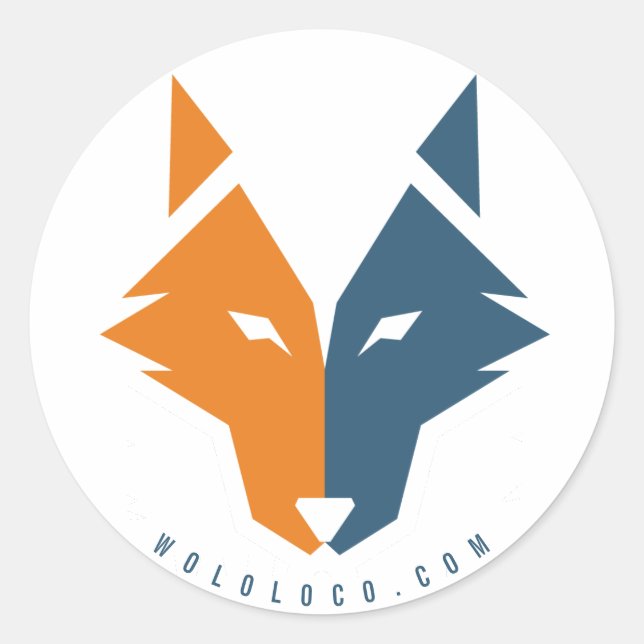 Wolf Loescher - Round Sticker (Front)