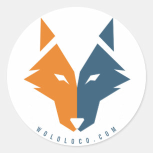 Wolf Loescher - Round Sticker