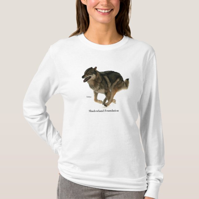 Wolf Long Sleeve T-Shirt (Front)