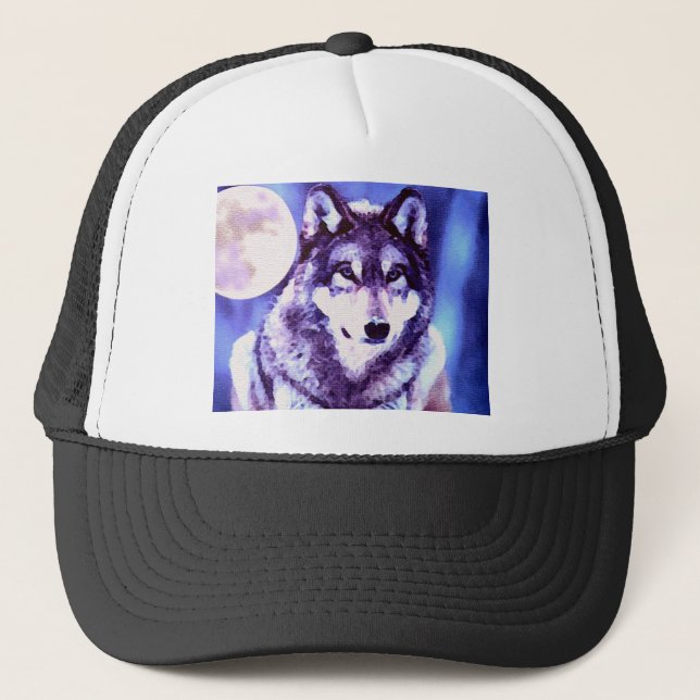 Wolf Look - Lonely Wolf Trucker Hat (Front)