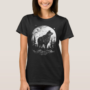 Wolf Lookout Design T-Shirt