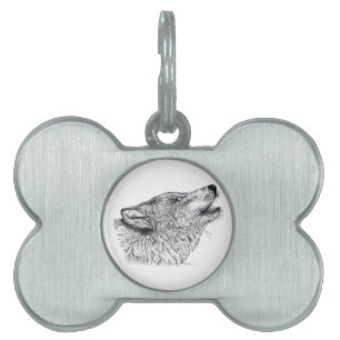 Wolf Love Pet Tag