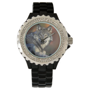 Wolf Lovers Art Watch