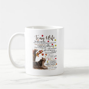 Wolf Lovers Mug with Soulful Quote - To My Wife