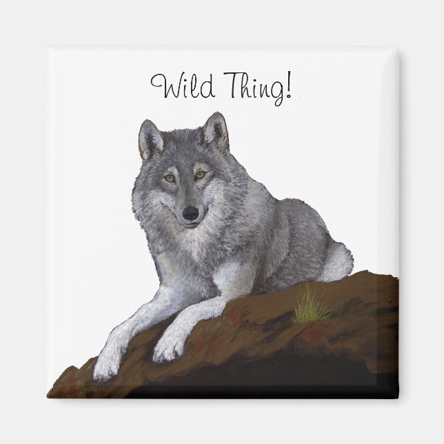 Wolf Magnet (Front)