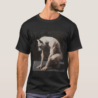 Wolf Man Painting - T-Shirt