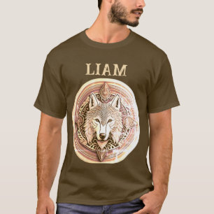 Wolf Mandala Sepia T-Shirt