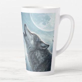 Wolf (matching journal available) latte mug