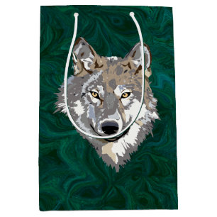 wolf medium gift bag