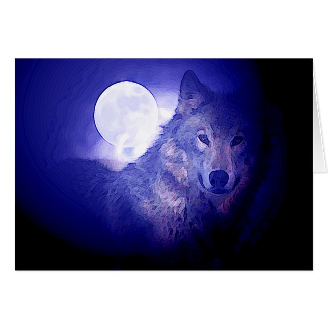 Wolf & Moon (Front Horizontal)