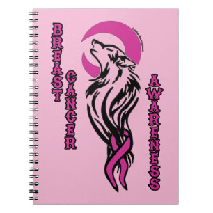 Wolf/Moon...Breast Cancer Notebook