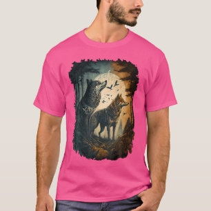 Wolf Moon For T-Shirt