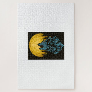 Wolf Moon Jigsaw Puzzle