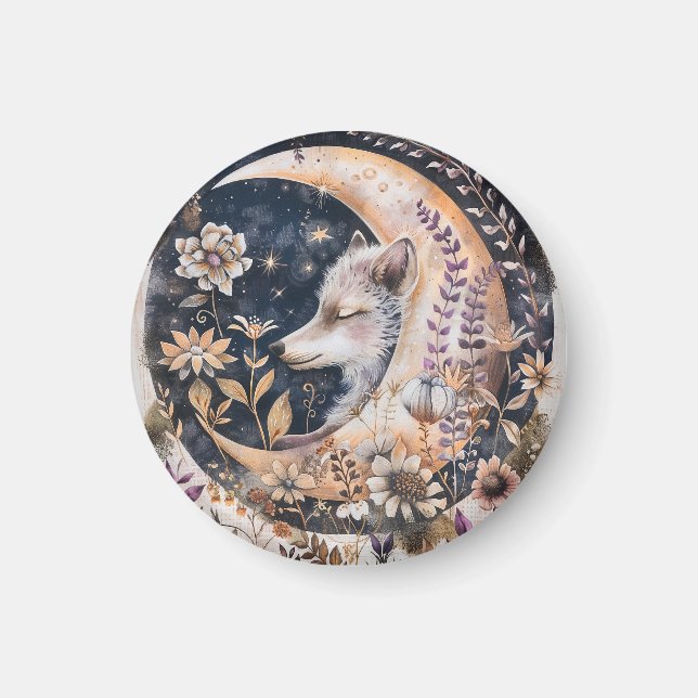 Wolf Moon Magnet (Front)