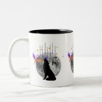 Wolf-Moon-Phoenix-Owl-graphic design coffee mug.